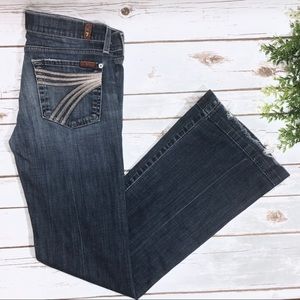 7 For All Mankind DOJO Wide Leg Flare Jeans 7FAM